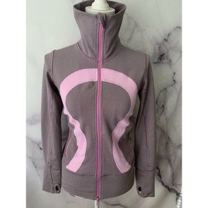Lululemon Stride Jacket Size 4 Hoodie Wee Stripe